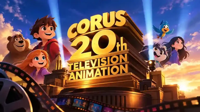 Corus 20th Television Animation guide showing Canadian TV and streaming access for adult animated series.