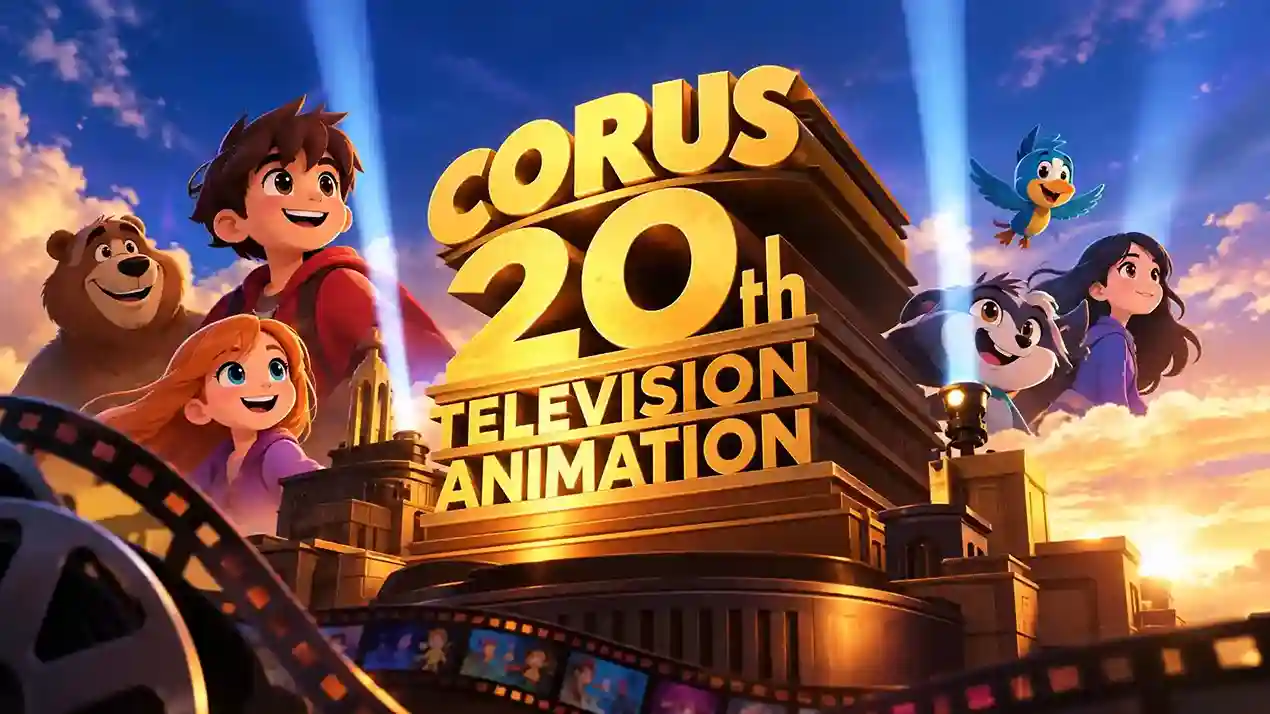 Corus 20th Television Animation guide showing Canadian TV and streaming access for adult animated series.