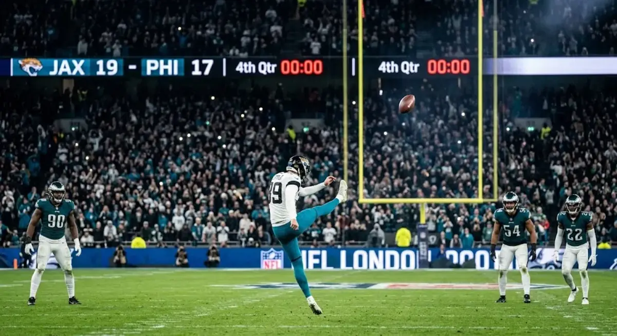 NFL London 2026: Cam Little kicks 57-yard game-winning field goal as Jaguars defeat Eagles 19-17 at Tottenham Hotspur Stadium